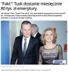 Wiadome po co żona wypychała go do Brukseli