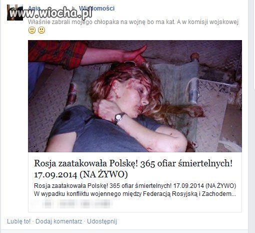 Rosja zaatakowała Polskę 