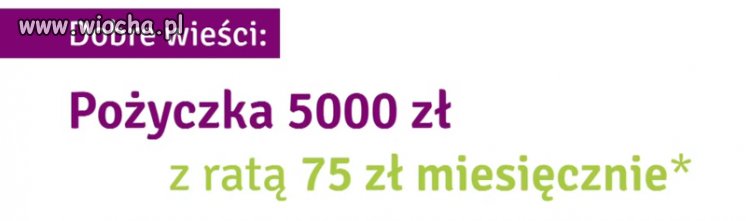 Pożycz 5000zł i oddawaj 9000zł przez 10 lat