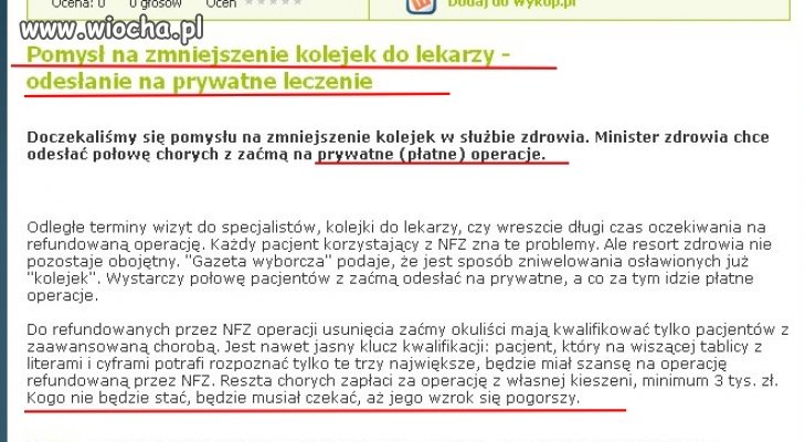 By żyło się lepiej...