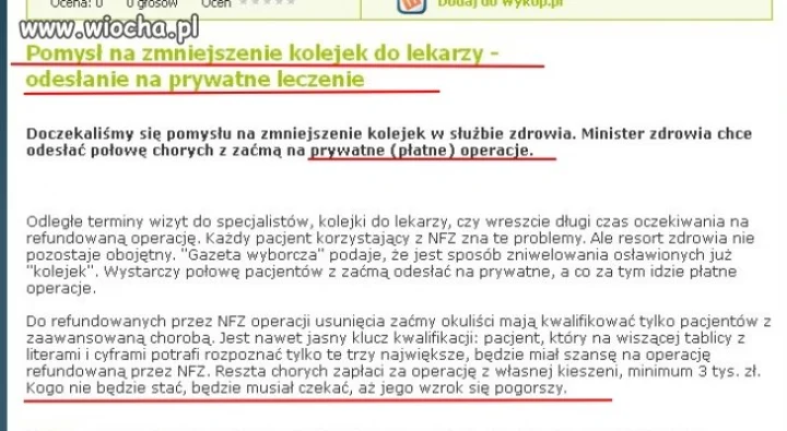 By żyło się lepiej...
