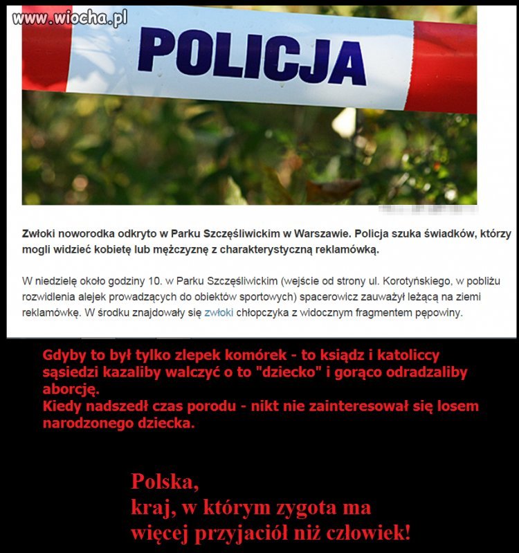 To nie mogło wydarzyć się w Polsce.