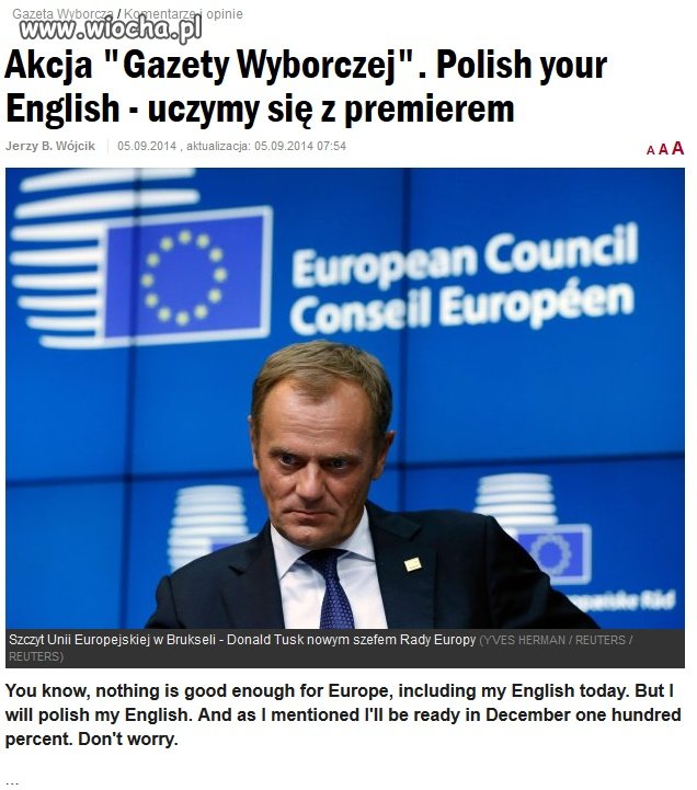 Nowa akcja społeczna GW - uczymy się z premierem