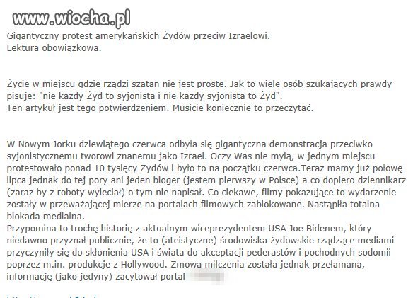Najeżdżacie na katolików a sami nie macie sobie