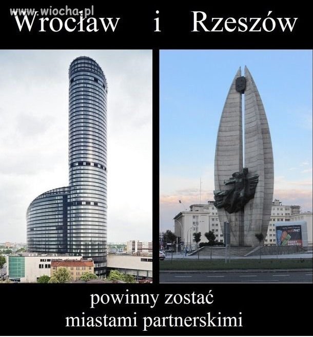 Uwielbiam oba te miasta 