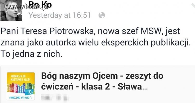 Nowa szef MSW