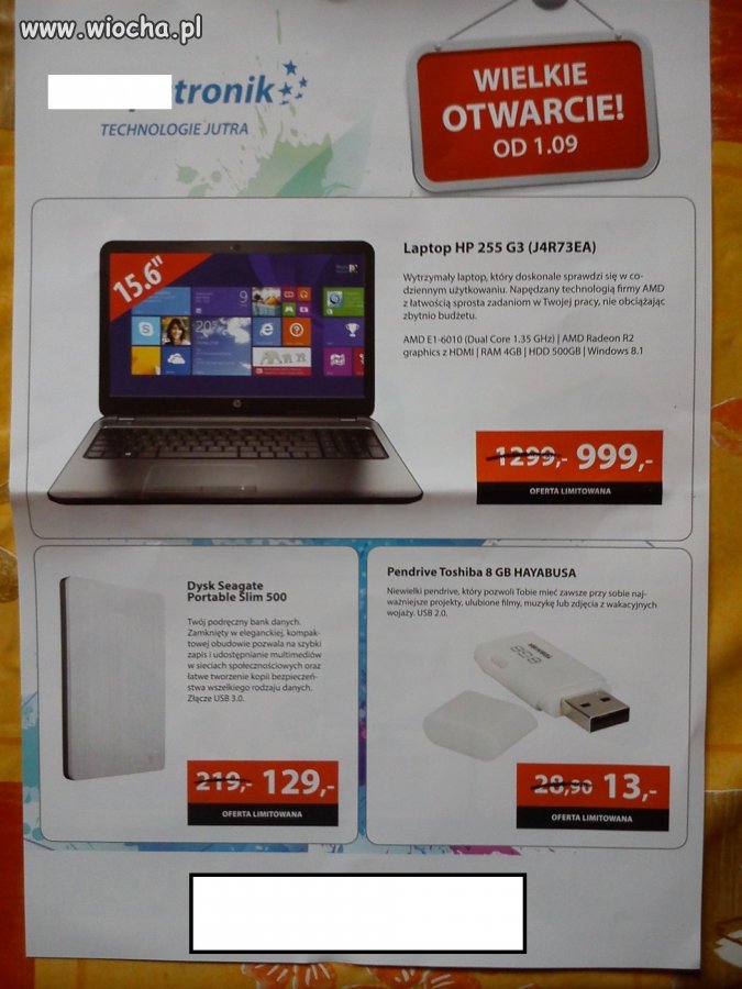 Otwarcie sklepu i brak towaru - ściema!!!