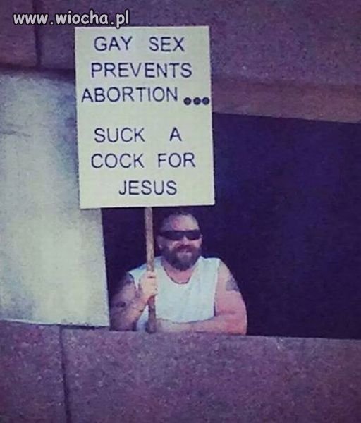 Homoseksualny seks zapobiega aborcji