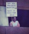 Homoseksualny seks zapobiega aborcji