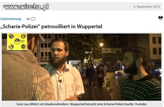 W Niemieckim Wuppertalu pierwsze patrole 
