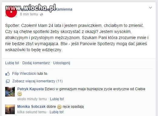 Napalony prawiczek szuka Pani!