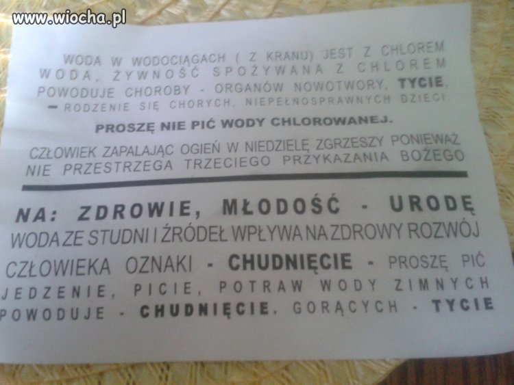 Dostałem to dziś na mieście