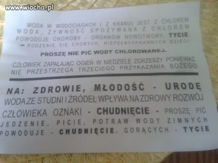 Dostałem to dziś na mieście