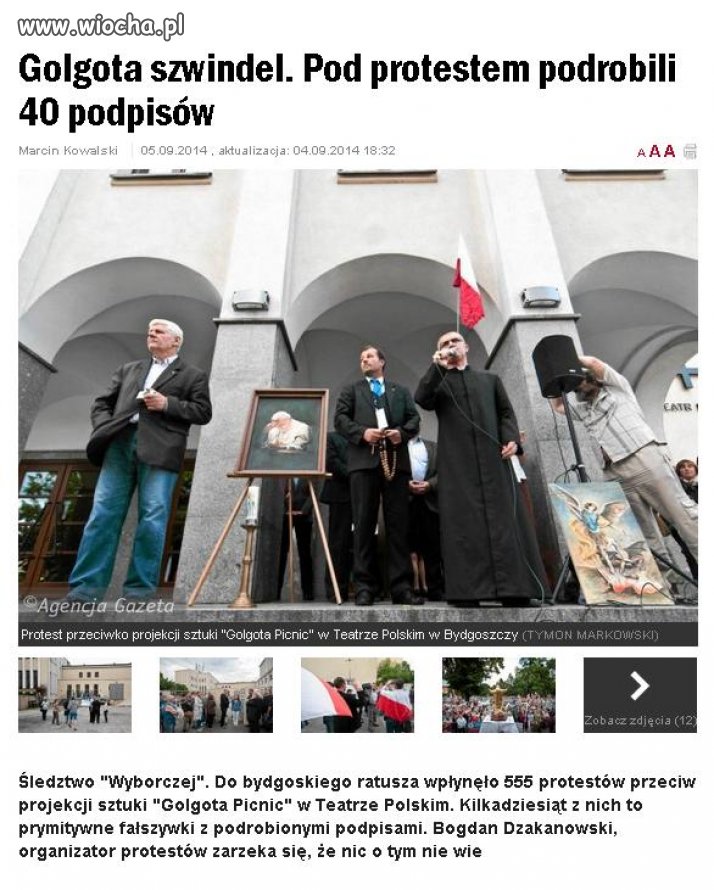 Oszustwo to przecież grzech!!!