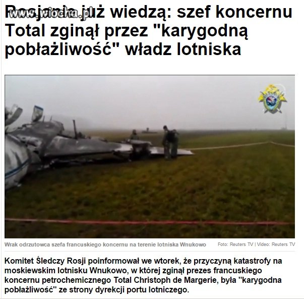 Ruscy sprzątneli konkurencję, teraz umywają ręce...