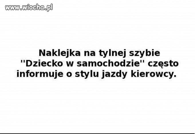 I jak się z tym nie zgodzić ?