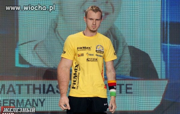 Matthias Schittle - mistrz świata w siłowaniu