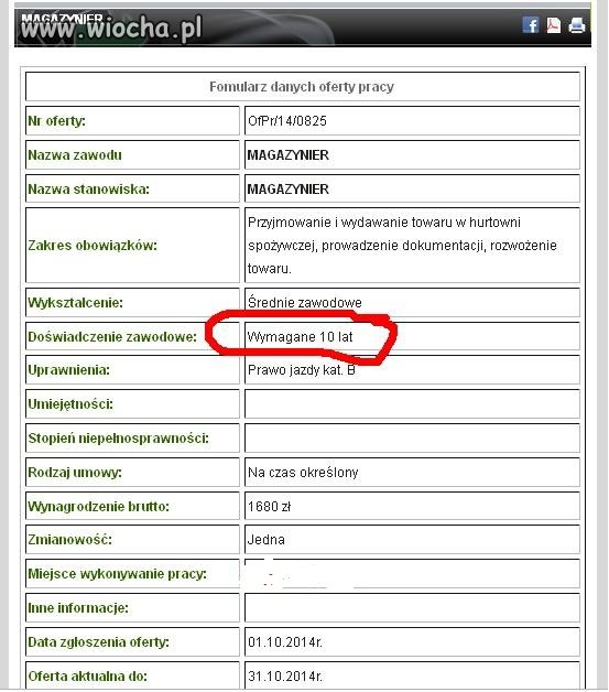 I jak tu młodzi mają znaleźć pracę