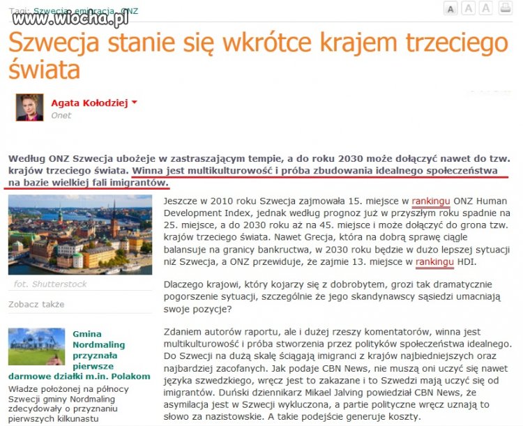 Upadek Szwecji - kiedyś kraj dobrobytu