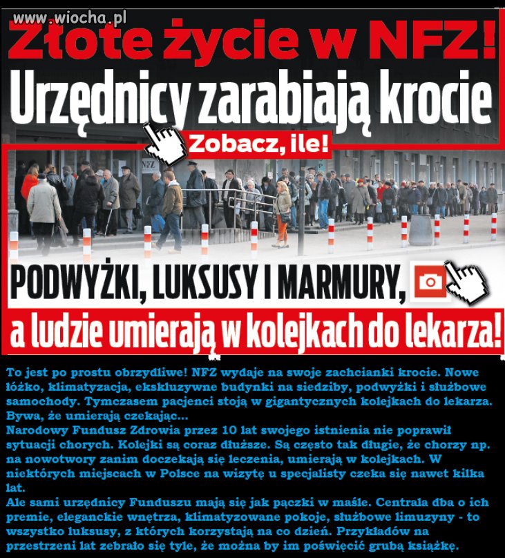 NFZ dba o swoich pracowników