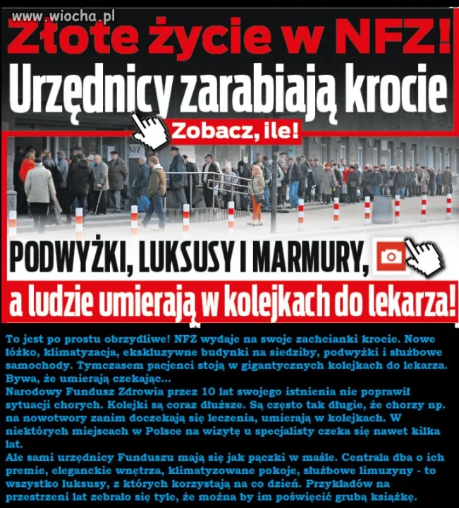 NFZ dba o swoich pracowników