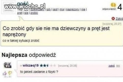 Zadanie z fizyki