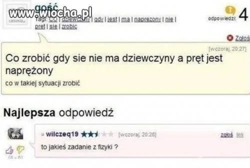 Zadanie z fizyki