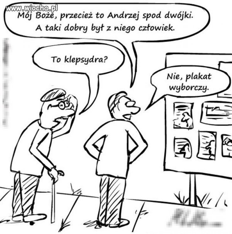 Plakaty wyborcze...