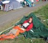 Najpierw rozkładasz namiot potem pijesz