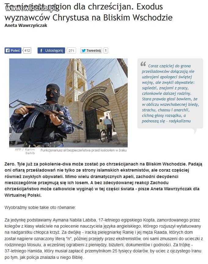 Bliski wschód "Bardzo przyjazny" 