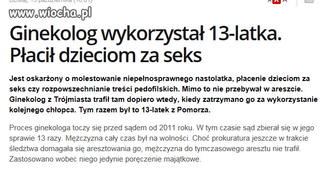 Kolejny gej-pedofil w akcji