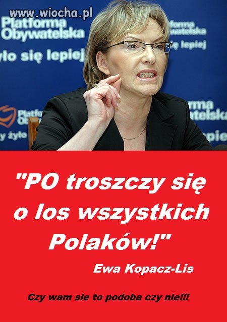 Pani Lis bardzo kocha PO-laków