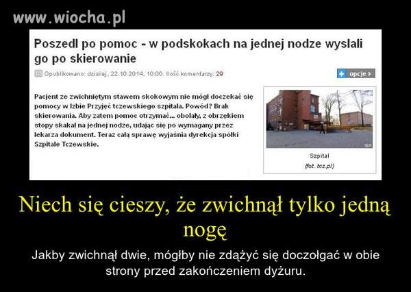Na Izbę Przyjęć przychodzi się BEZ skierowania!