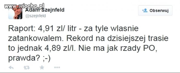 Tu Adaś Szejnfeld,a tam przechodzi,ludzkie pojęcie