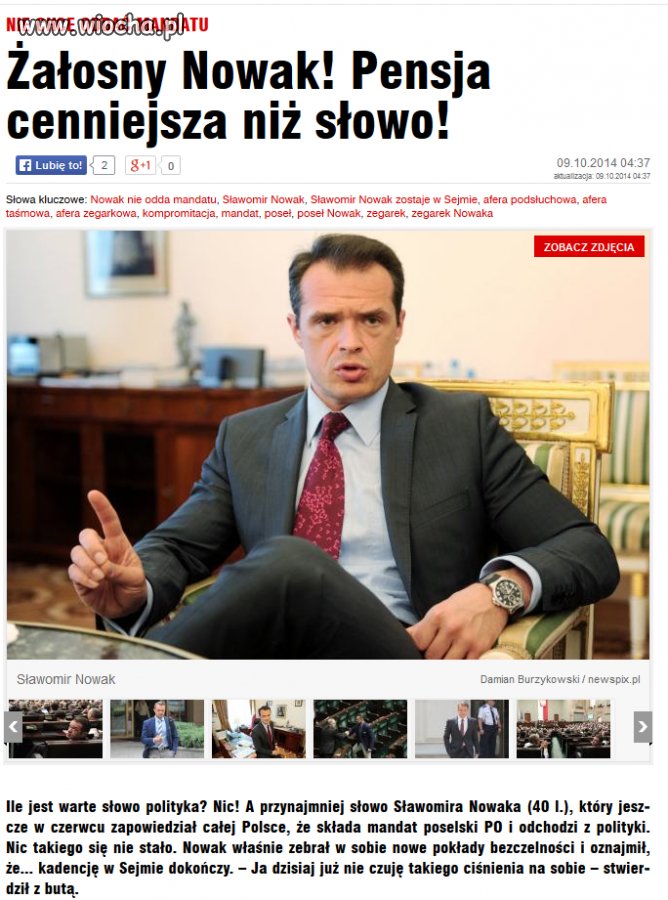 Ile warte jest słowo polityka?