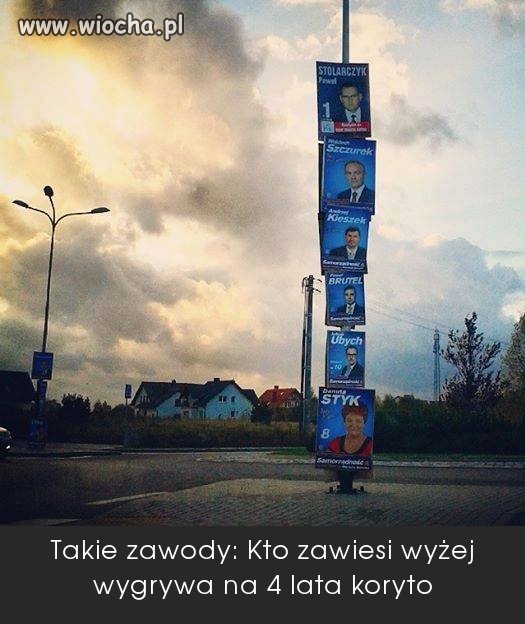 Te zawody nazywają się wybory
