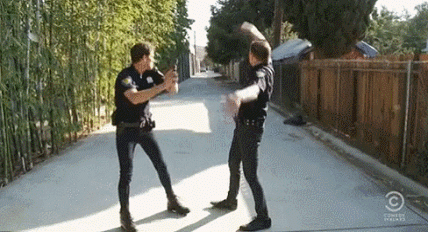 Policjanci w rurkach