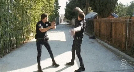 Policjanci w rurkach