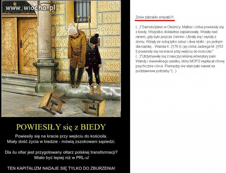 Miało być lepiej niż w PRL-u!