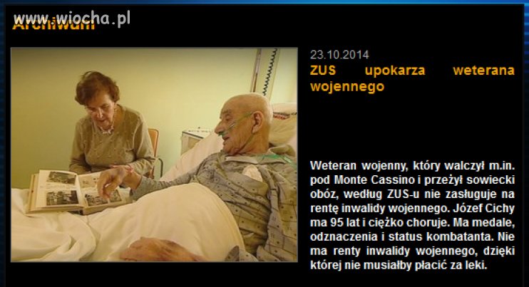 Tak w Polsce traktuje się bohaterów