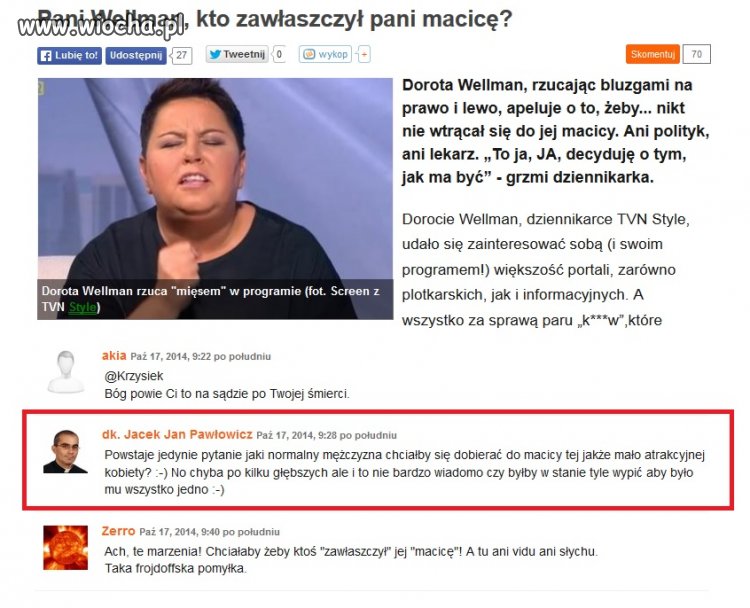 Komentarz osoby duchownej