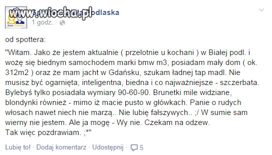 Nie lubię fałszywych...