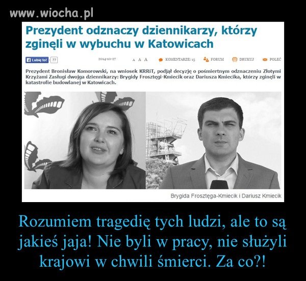 MOŻE TERAZ WSZYSTKICH BĘDĄ ODZNACZAĆ