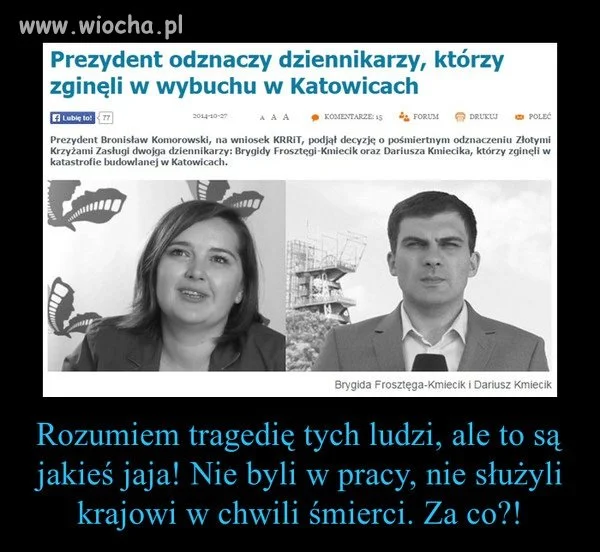 MOŻE TERAZ WSZYSTKICH BĘDĄ ODZNACZAĆ