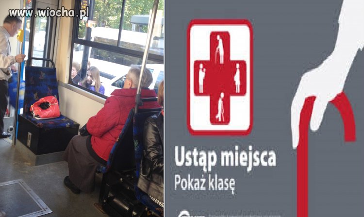 Pokaż klasę -posadź na siedzeniu swoje zakupy..