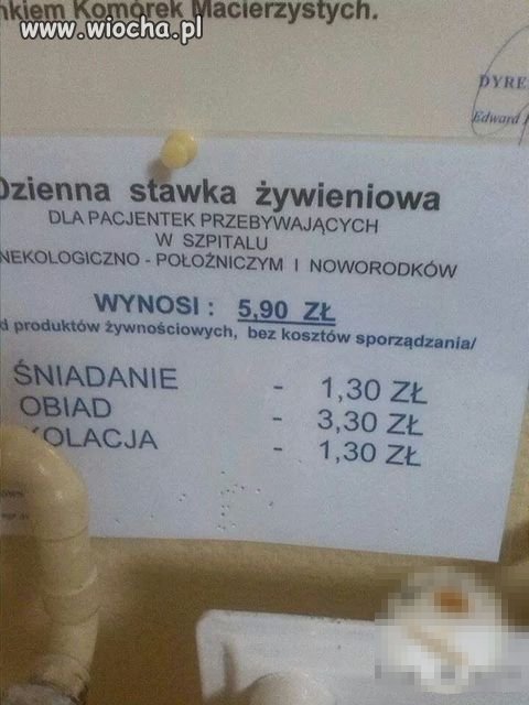 Czy ktoś zna stawki żywieniowe dla więźniów.