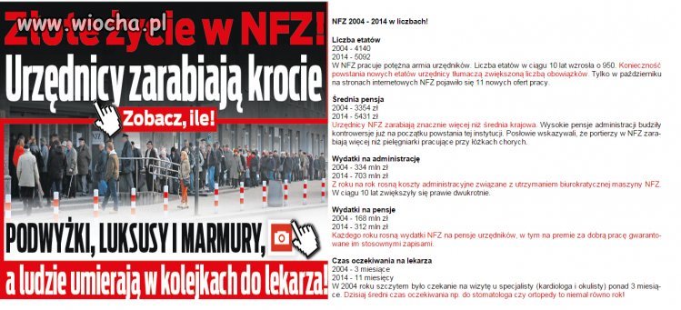 Złote życie w NFZ