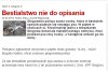 Powieszony pies w rzece