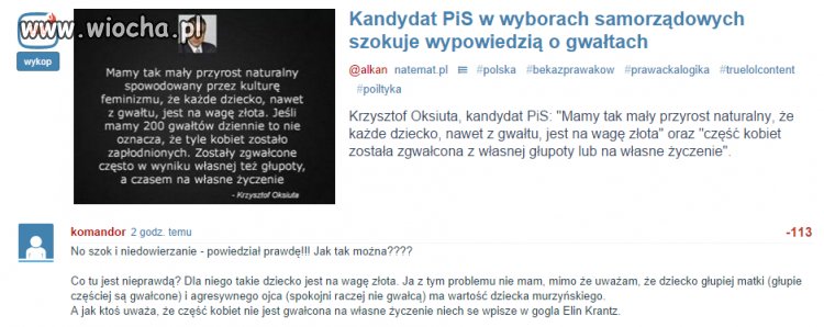 W jednym komentarzu zmieścić tyle głupoty,
