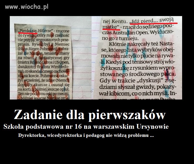 Potem dziwią się eksperci że :